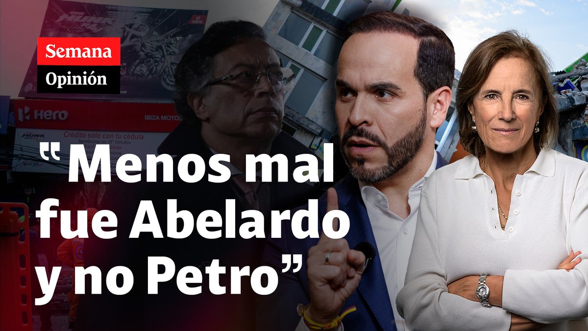 “La diferencia es abismal. Abelardo es un verdadero presidente, el otro una broma de mal gusto. El destino, que ha sido tan cruel con Colombia, al menos permitió que el terremoto sucediera cuando De La Espriella estaba al mando”: Salud Hernández-Mora