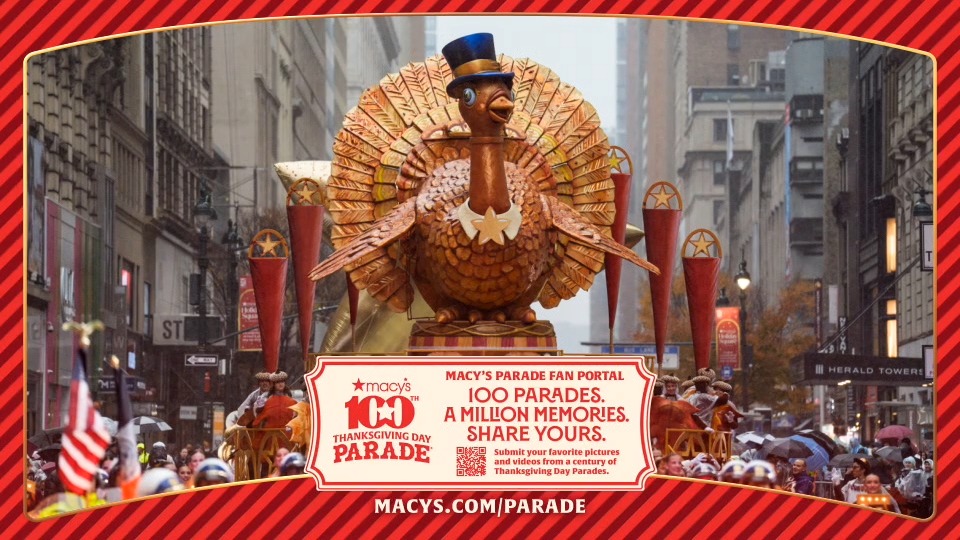 We're 100 days away from the 100th #MacysParade! 🦃 Submit your favorite pictures and videos for a chance to be featured in this year's celebration.