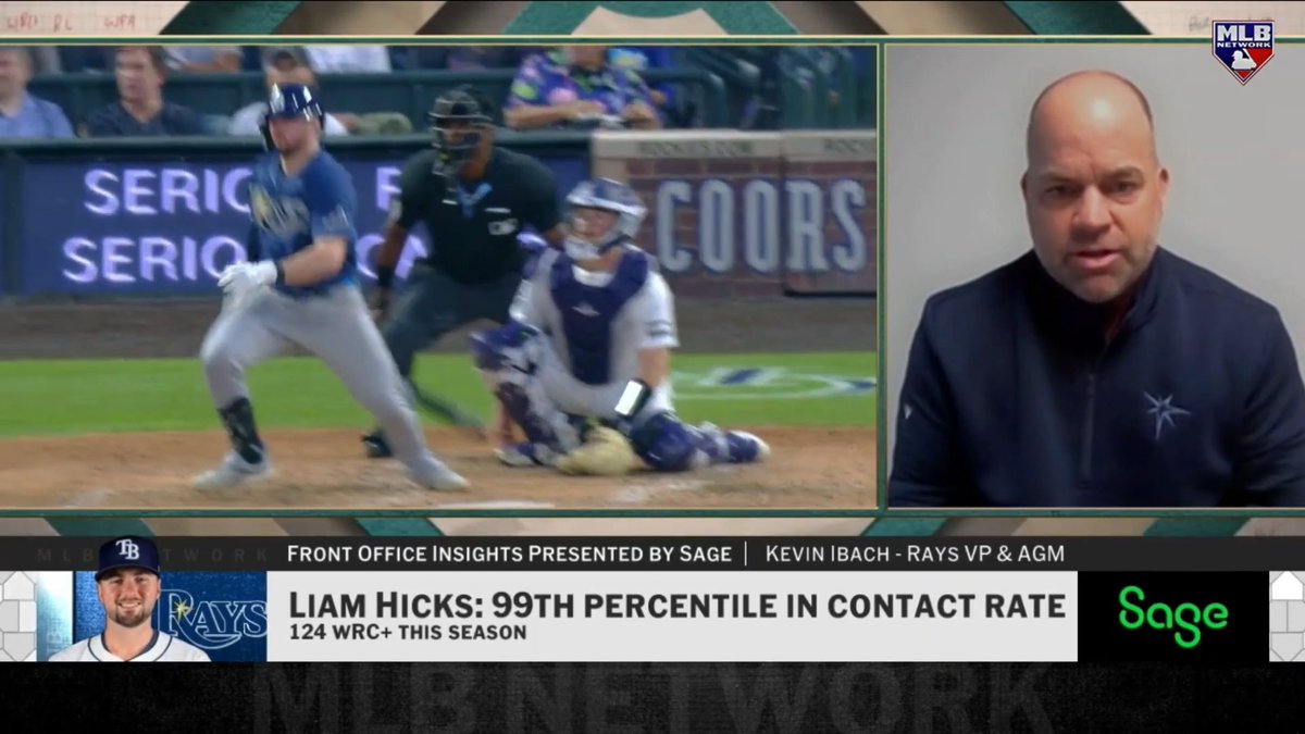 "When we knew we had a chance to acquire him [it was] all steam ahead..." Tampa Bay Rays VP of Player Personnel Kevin Ibach talks about targeting Liam Hicks at the Trade Deadline and what the backstop adds to the lineup. MLB Network + Sage USA