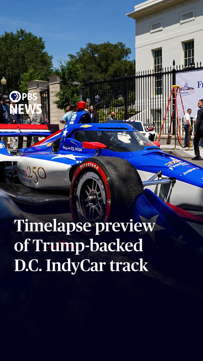 The often-congested streets around the National Mall will transform in less than a week into a speedy racetrack. The Freedom 250 Grand Prix, scheduled for Aug. 23, will be the first-ever IndyCar street race in Washington, D.C. The 1.66-mile circuit takes race cars past the U.S. Capitol, the Smithsonian Air and Space Museum, and crosses the National Mall twice. The race is part of a series of events hosted by President Donald Trump this year for America’s 250th birthday. In June, he hosted a UFC fight on the South Lawn of the White House. In an interview with the AP, the Penske Corporation, which owns IndyCar, said it is paying for the “vast majority” of the event. Free general admission tickets were issued in June, while premium “Champion’s Club” tickets were sold for $5,000 per person for the two-day event.