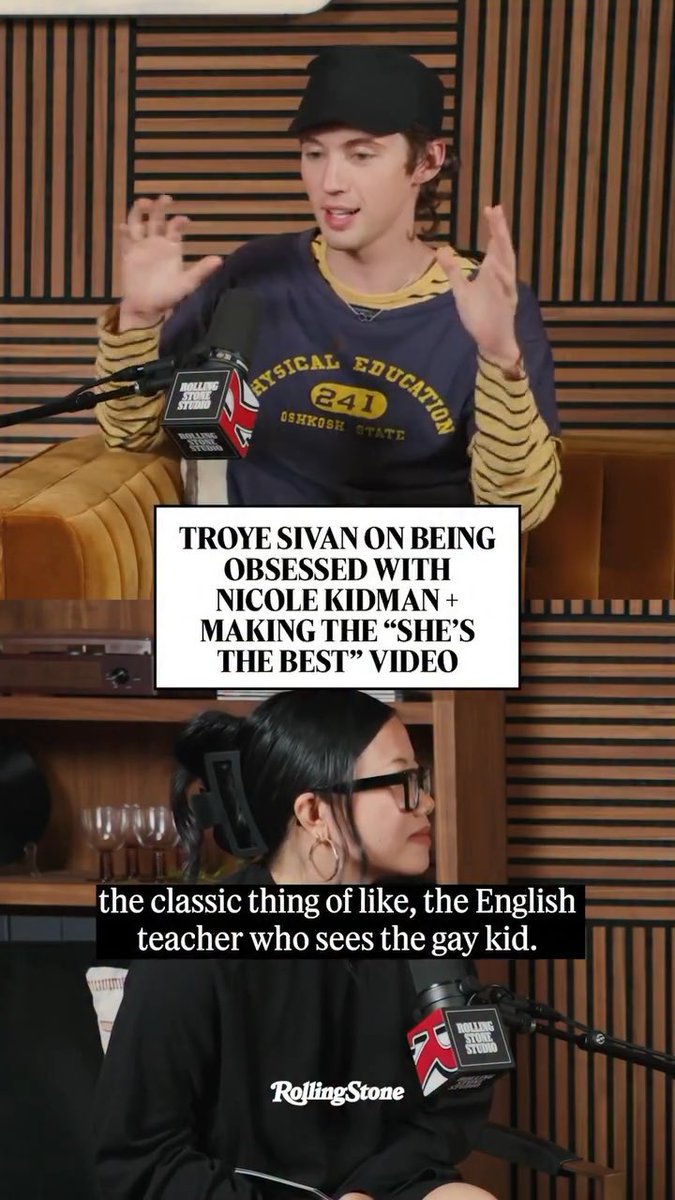 Troye Sivan tells Rolling Stone about how he admires Nicole Kidman and how she came to star in his ‘She’s the Best’ music video: “She’s always been such a picture of the divine feminine to me and so much power and presence. And she’s Australian. I’ve always totally been obsessed with her.”
