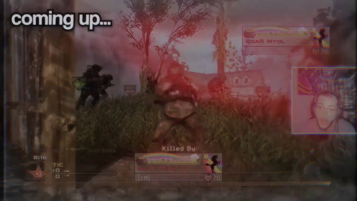 we got the SoaR boys together to play some OldSchool CoD Minigames.. we ran Border Patrol, Mike Myers, Dodgeball, and more... watch the full vid on our YT