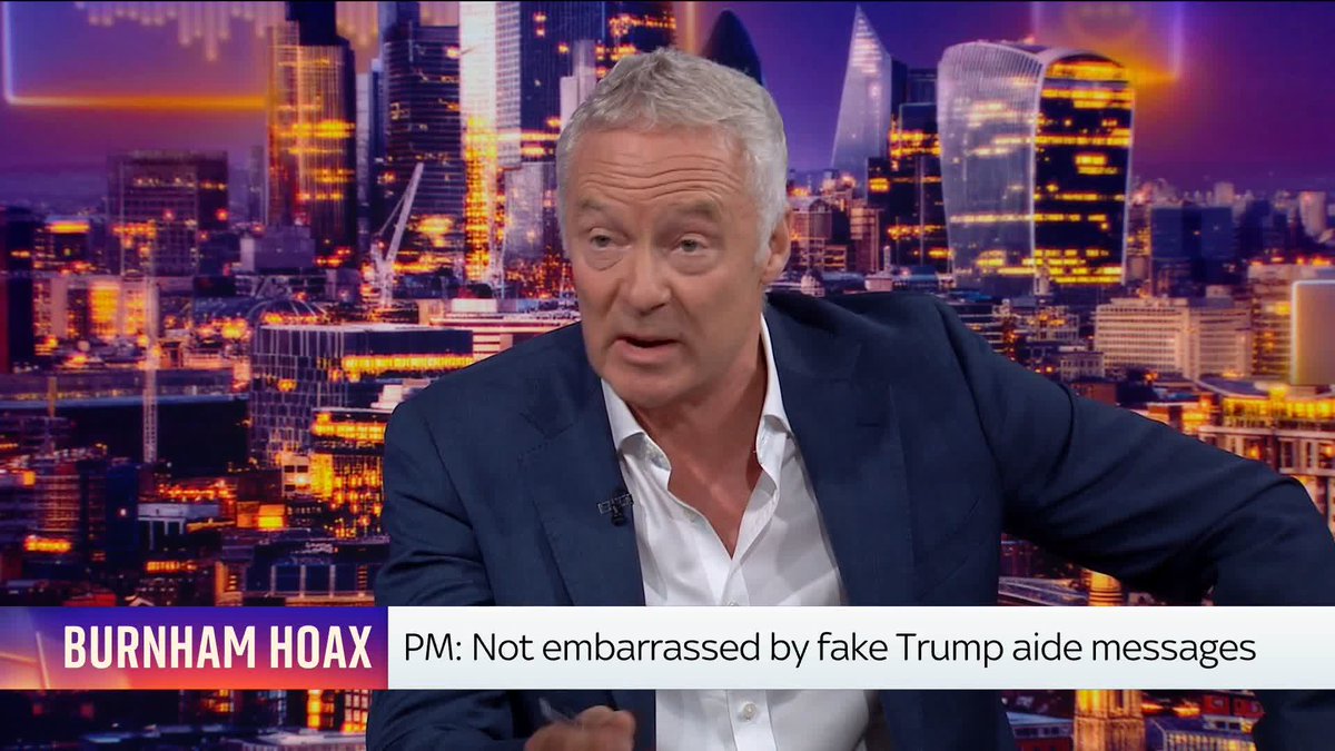 'There is a history of these things' Comedian and impressionist Rory Bremner tells #TheWrap of various times he has tried (and failed) to prank call senior politicians, after it emerged that Andy Burnham exchanged texts with an impersonator posing as Donald Trump's chief of staff Susie Wiles. Matt Barbet