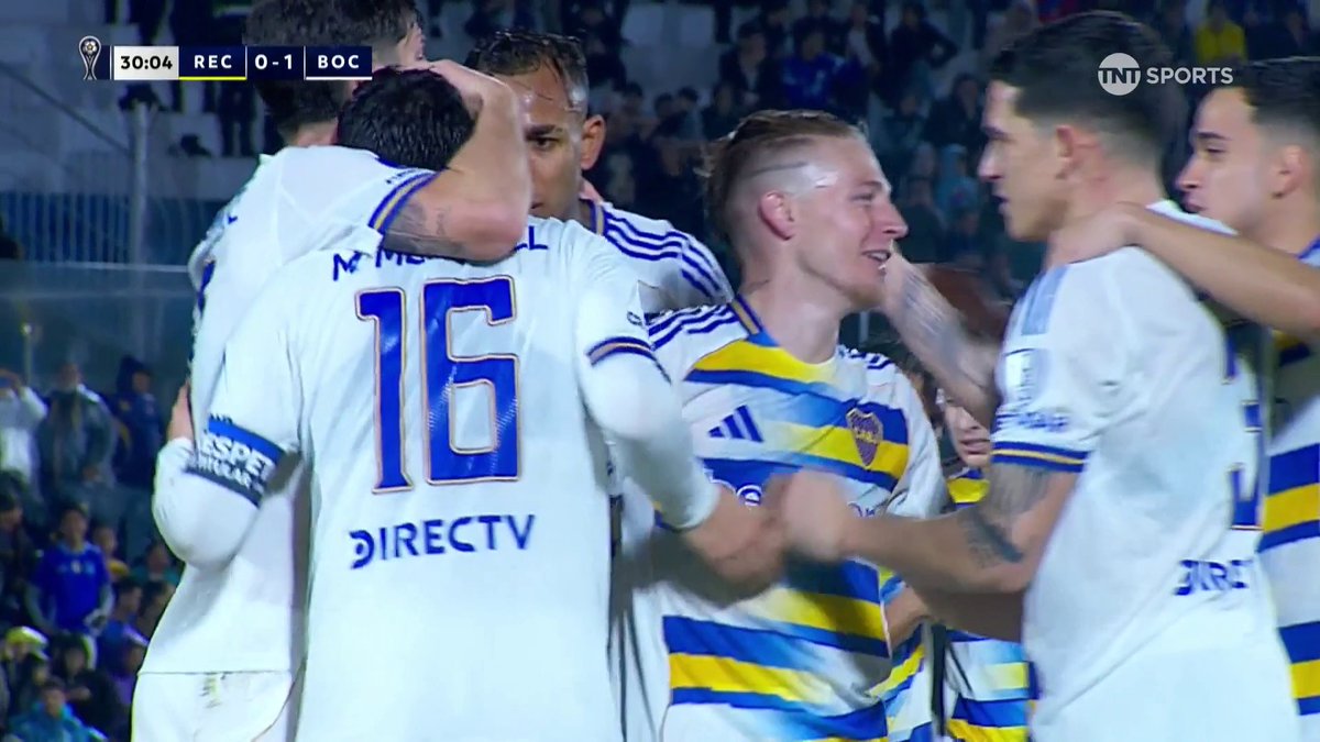 🇦🇷🔥 SANTIAGO ASCACÍBAR Y EL 1-0 DE BOCA JUNIORS A RECOLETA. Son SEIS PARTIDOS CONSECUTIVOS con participación directa en goles para él. 🤯