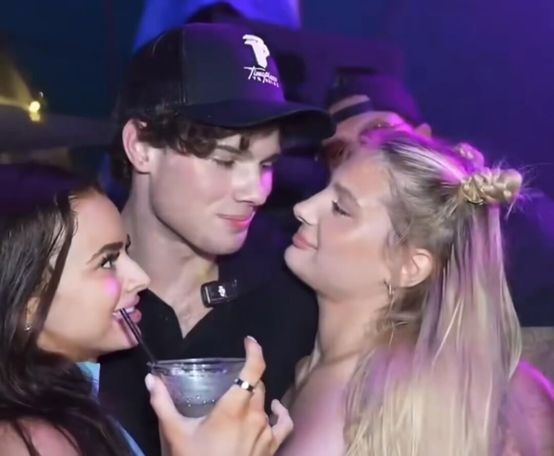 Two girls made a bet over who could get Clav’s attention FIRST 😭👀