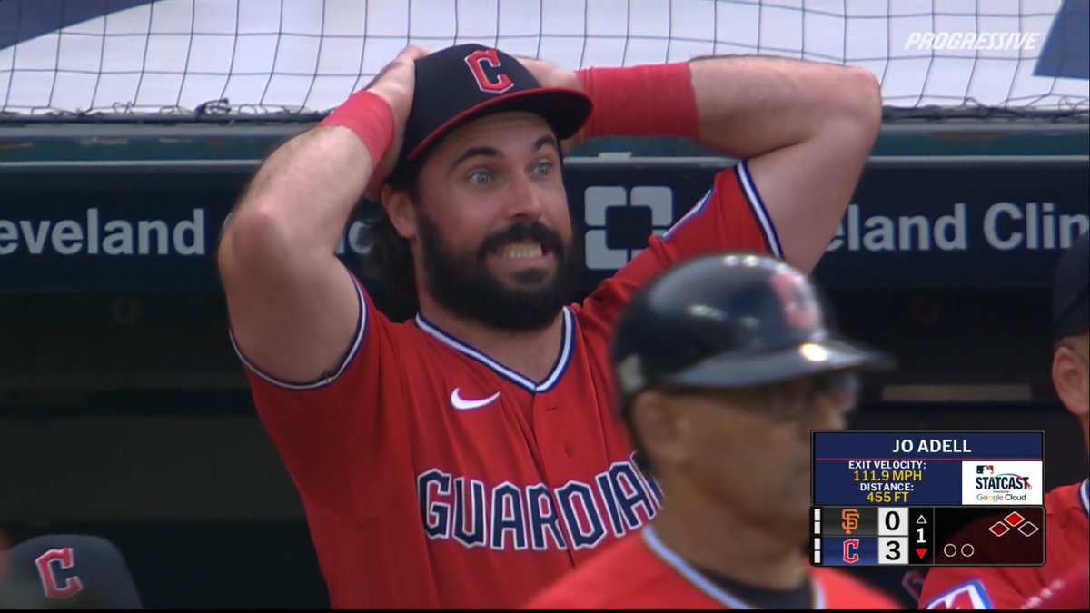 Jo Adell CRUSHES a 455-foot homer high into the bleachers😳