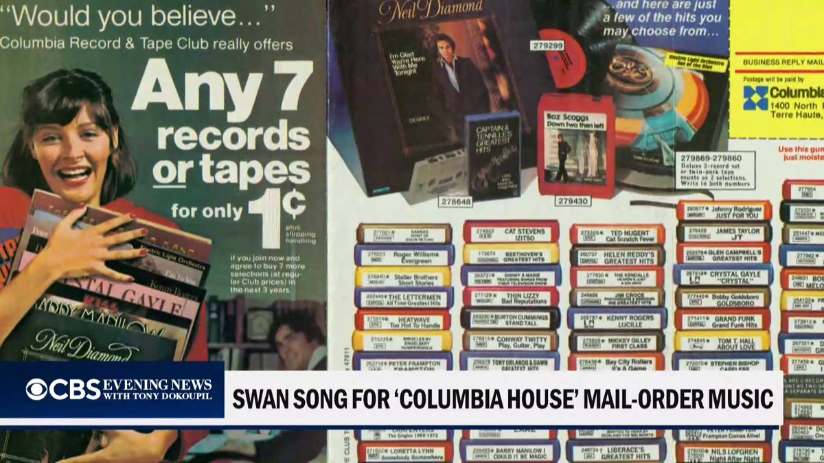 After 71 years, Columbia House is shutting down for good. The mail-order music giant, which once had 16 million members, survived the transition from vinyl to tapes, CDs and even DVDs — but ultimately couldn’t survive the rise of streaming.