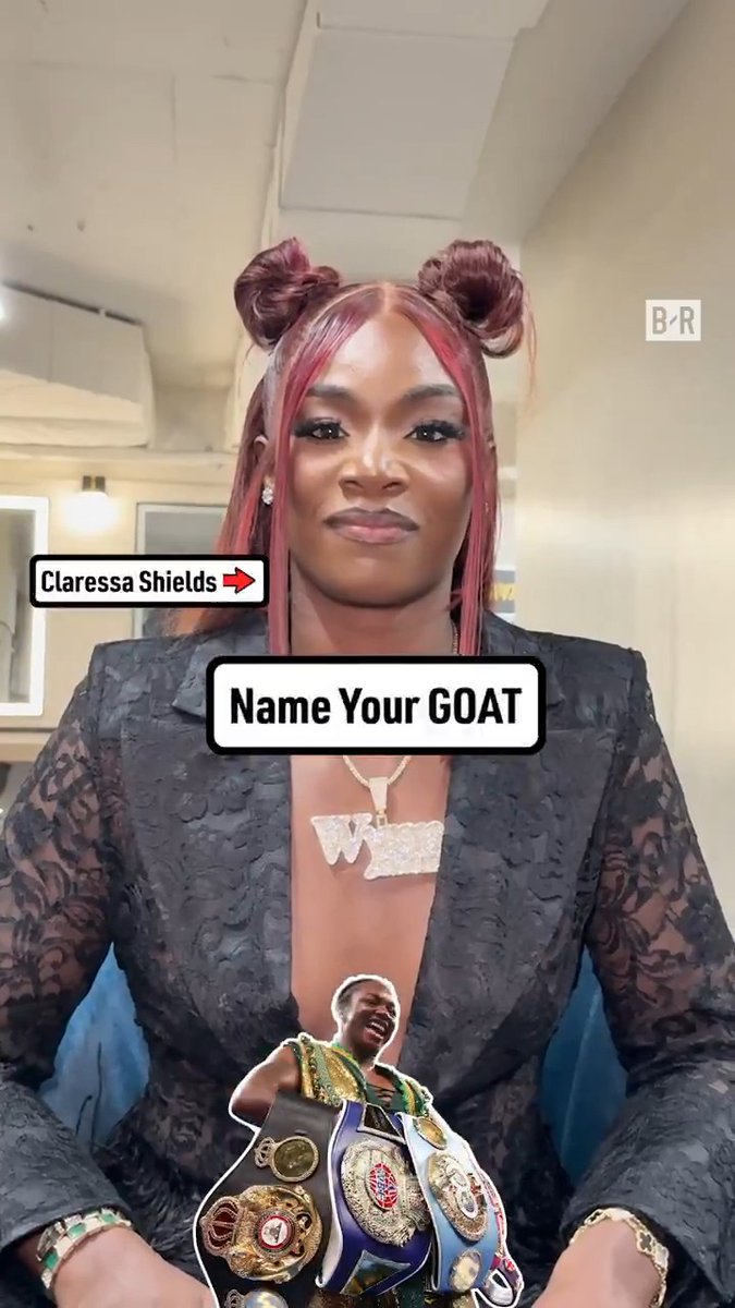Claressa Shields names all her GOATs 🐐🔥