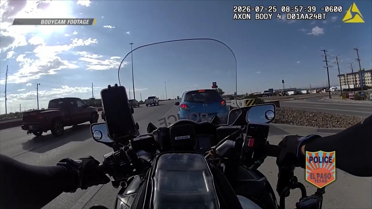 🚨 An El Paso Police officer is conducting a traffic stop along I-10 when a distracted driver comes barreling toward him and slams into the stopped vehicle, narrowly missing the officer. The impact sends the car about 500 feet down the highway in a terrifying close call caught on bodycam. 😳🚓 Watch #OPLive every Friday & Saturday at 9ET/6PT on #REELZ and streaming on REELZ+!