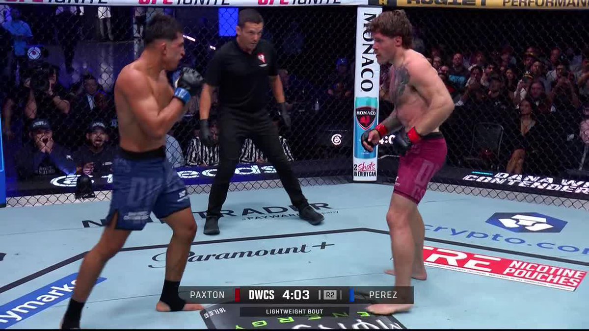 ALL OVER IN ROUND 2 😤 Cristian Perez lets the hands go to find the TKO! [ #DWCS | LIVE on @ParamountPlus ]