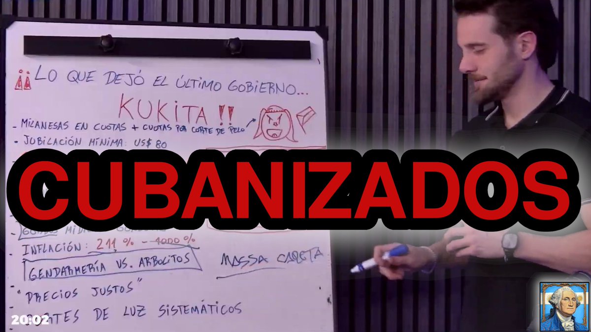 🇦🇷🇨🇺💣 ASÍ VIVÍAMOS DURANTE EL ÚLTIMO GOBIERNO KUKA ❌ Milanesas en cuotas ❌ Corte de pelo en cuotas ❌ Jubilación mínima en 80 USD ❌ Prohibición de exportar ❌ Riego país PROMEDIO 2500 ❌ Piquetes TODOS los días ❌ Plan platita ❌ Gordos midiendo góndolas ❌ Inflación 211% ❌ Gendarmería Vs. arbolitos ❌ "Precios justos" ❌ Cortes de luz sistemáticos ❌ Entre 15 y 20 tipos de cambio ❌ Escasez de combustible ❌ Compra de billetes al exterior porque "no generaban inflación" ❌ Cero paros de la CGT ❌ Faltante de productos básicos para la vida (papel higiénico, aceite, leche, legumbres...) ❌ Más impuestos, villas, usurpaciones, asesinatos, tomas, robos, consumo de drogas ❌ Prohibición dictatorial de circular durante la plandemia ❌ Radar británico en Tierra del Fuego ☠️ Dejaron afuera el desmadre de las SIRA y el SIRA-gate ▶️ ¿Qué más quedó afuera? 🎙 Tomas Diaz Cueto Negro Almeida del 55,6% El Rayo🍆