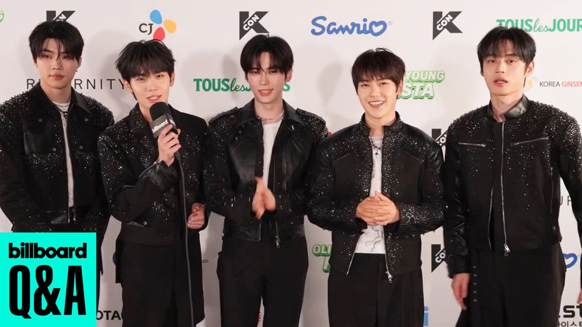 ZEROBASEONE brought sexy back to KCON LA. 🔥 They discuss their solo and unit stages at the convention with Billboard News.
