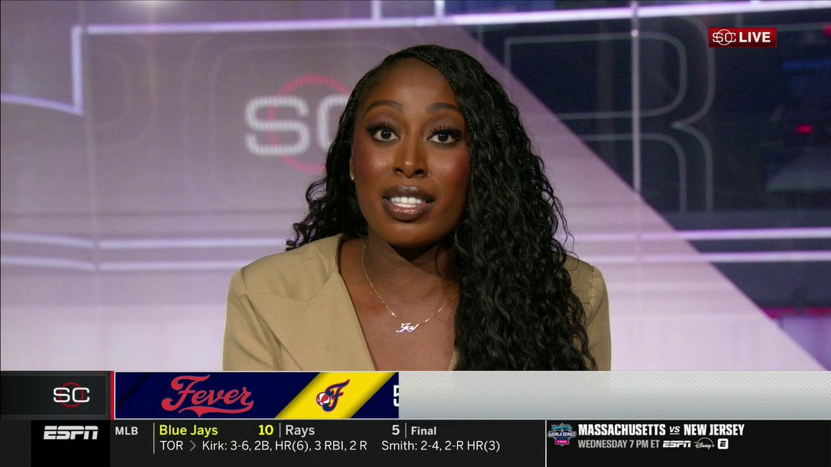 "This is the hottest offense the WNBA has ever seen." —Chiney Ogwumike on the Fever offense led by Caitlin Clark and Kelsey Mitchell 🏀