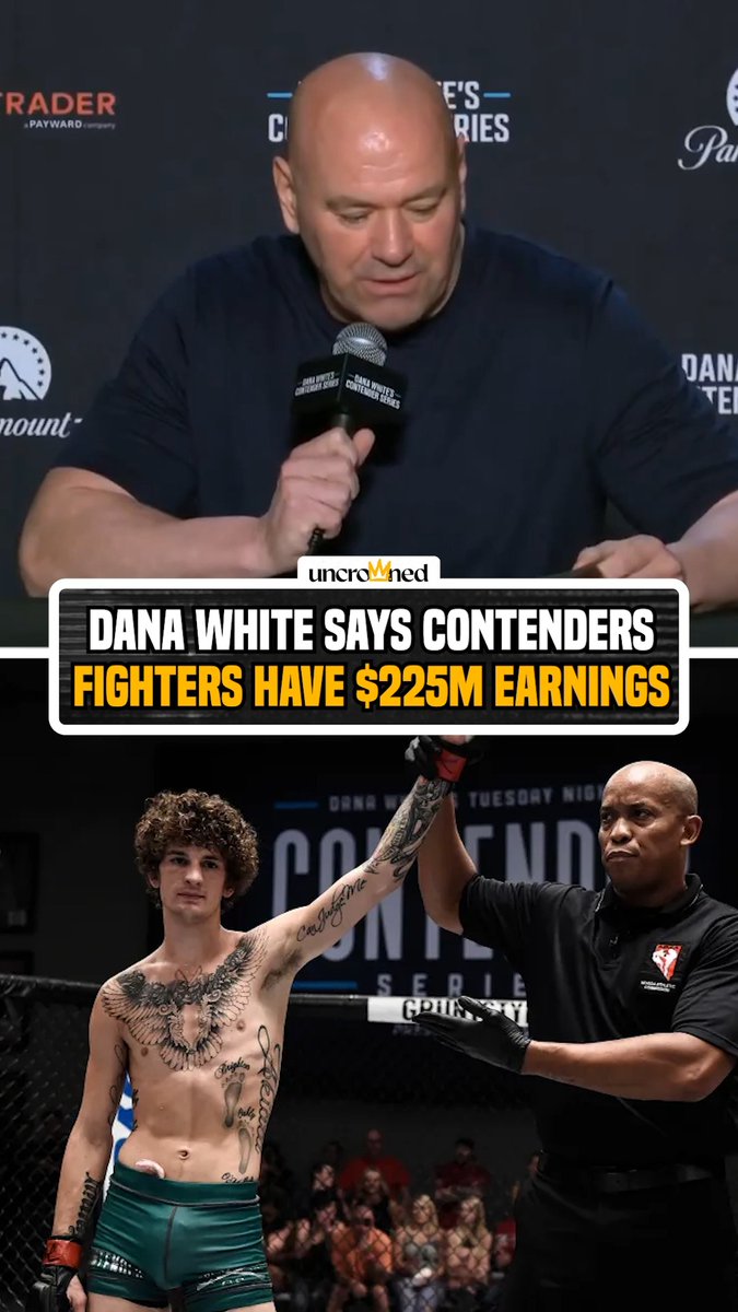 Dana says Contender Series fighters have cashed out over the years 💰