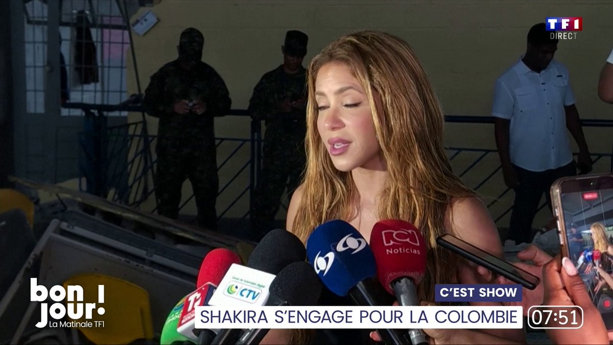 🇨🇴 Séisme en Colombie : la chanteuse Shakira s'engage à reconstruire dix écoles touchées par la catastrophe ▶️ C'est Show avec Ségolène Alunni