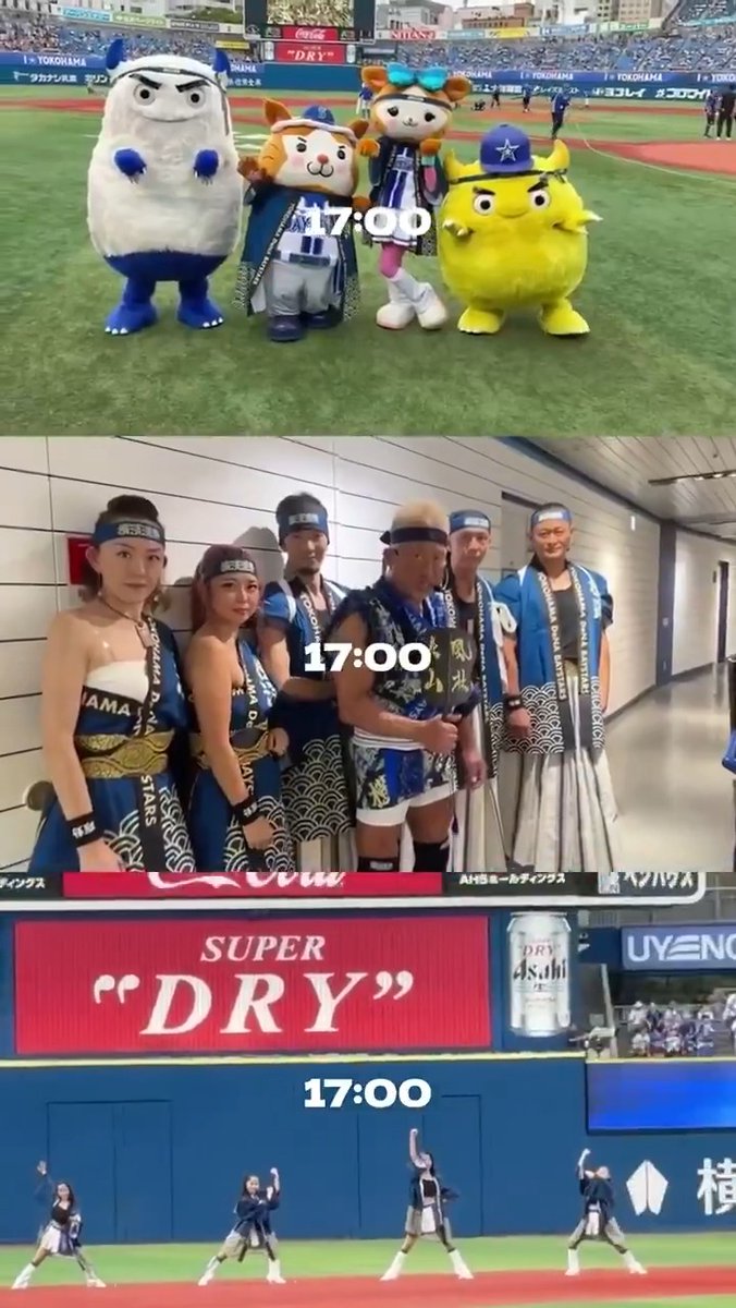🔥🔥『横濱漢祭 2026』🔥🔥 #角田信朗 応援総長とマスコット・dianaの漢気溢れる1日の様子をご覧あれッ👊 #横濱漢祭 #baystars