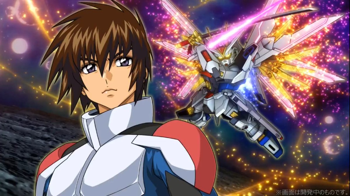 【マイティーストライクフリーダムガンダム 参戦!】 明日開始の『4章Part10』に『機動戦士ガンダムSEED FREEDOM』より『マイティーストライクフリーダムガンダム』(キラ・ヤマト)が参戦! 『フツノミタマ』と、『ラクス・クライン』の『愛から導かれる使命』の演出を公開! #スパロボ #スパロボDD