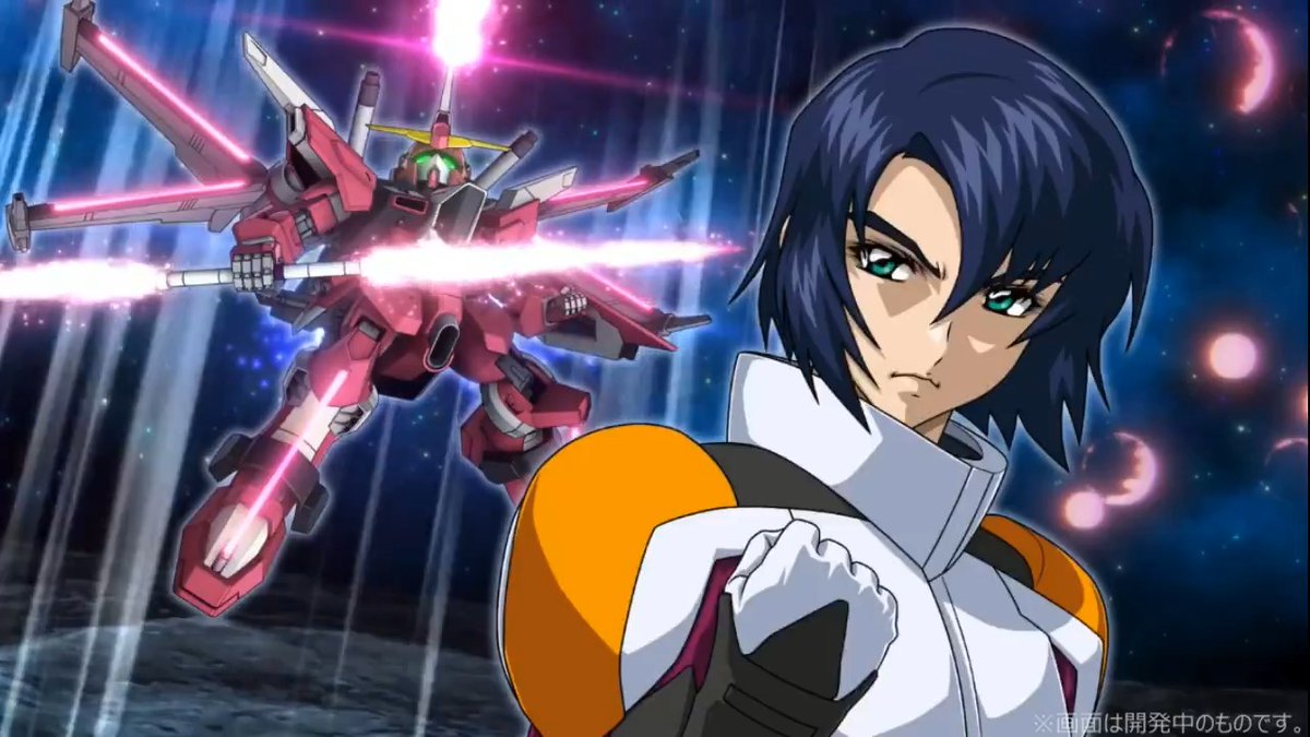 【インフィニットジャスティスガンダム弐式 参戦!】 明日開始の『4章Part10』に『機動戦士ガンダムSEED FREEDOM』より『インフィニットジャスティスガンダム弐式』(アスラン・ザラ)が参戦! 『スピッツェシュヴァート ビームホーン』の演出を公開! #スパロボ #スパロボDD