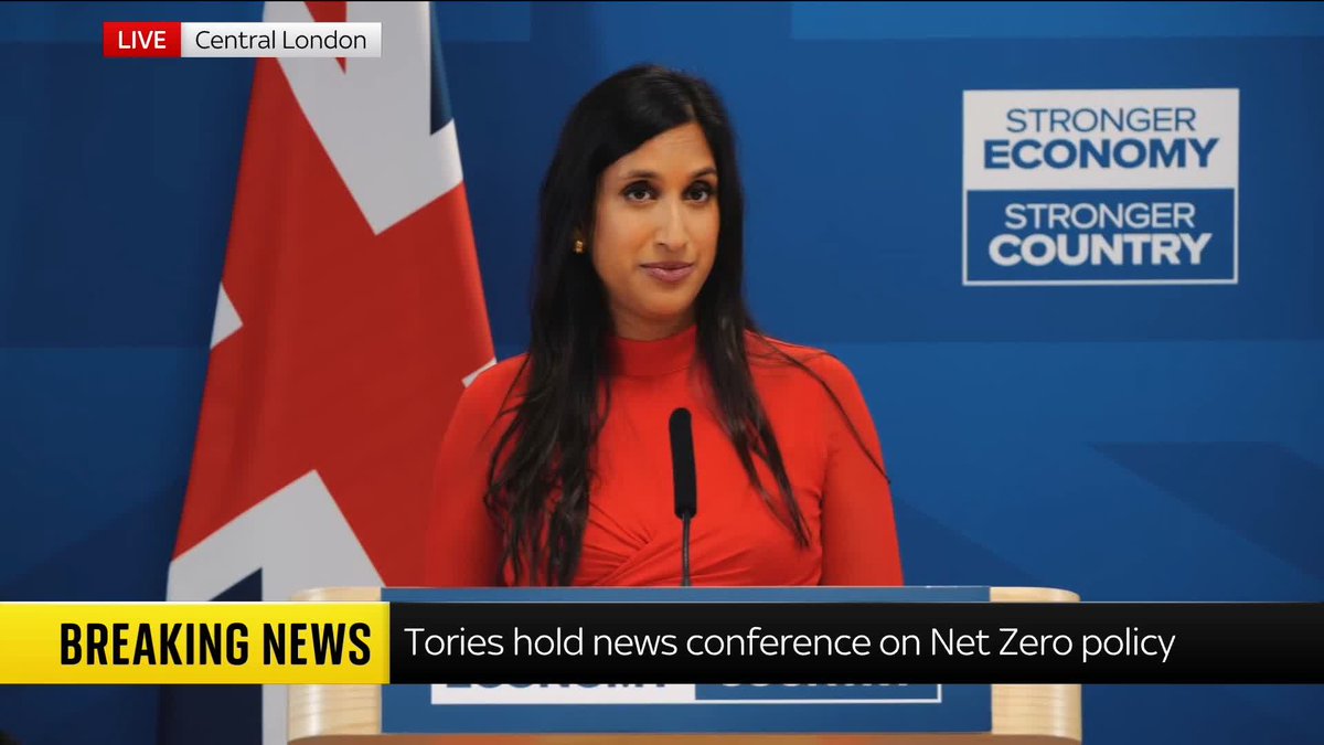 "There is simply no such thing as a high-growth, low-energy country." Shadow energy secretary Claire Coutinho says the UK should focus on making electricity 'cheap', but current net-zero legislation is forcing the opposite. 📺 Sky 501, Virgin 602