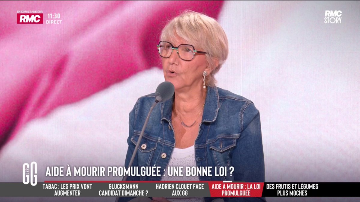 ⚖️ Aide à mourir : une bonne loi ? 🗣️ Zohra Rose Bitan 🌹🎗️SoutienFD0🦩 : "Il faut laisser aux gens la liberté de décider face à la maladie ou au handicap. On ne peut pas être dans la peau de quelqu’un qui souffre énormément et qu’on voudrait garder en vie pour les autres, mais pas pour lui" #GGRMC