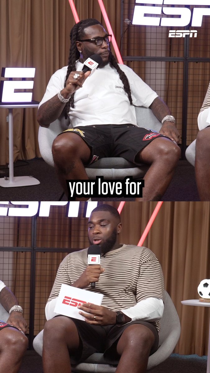 Burna Boy had no choice but to be a Manchester United fan 😂