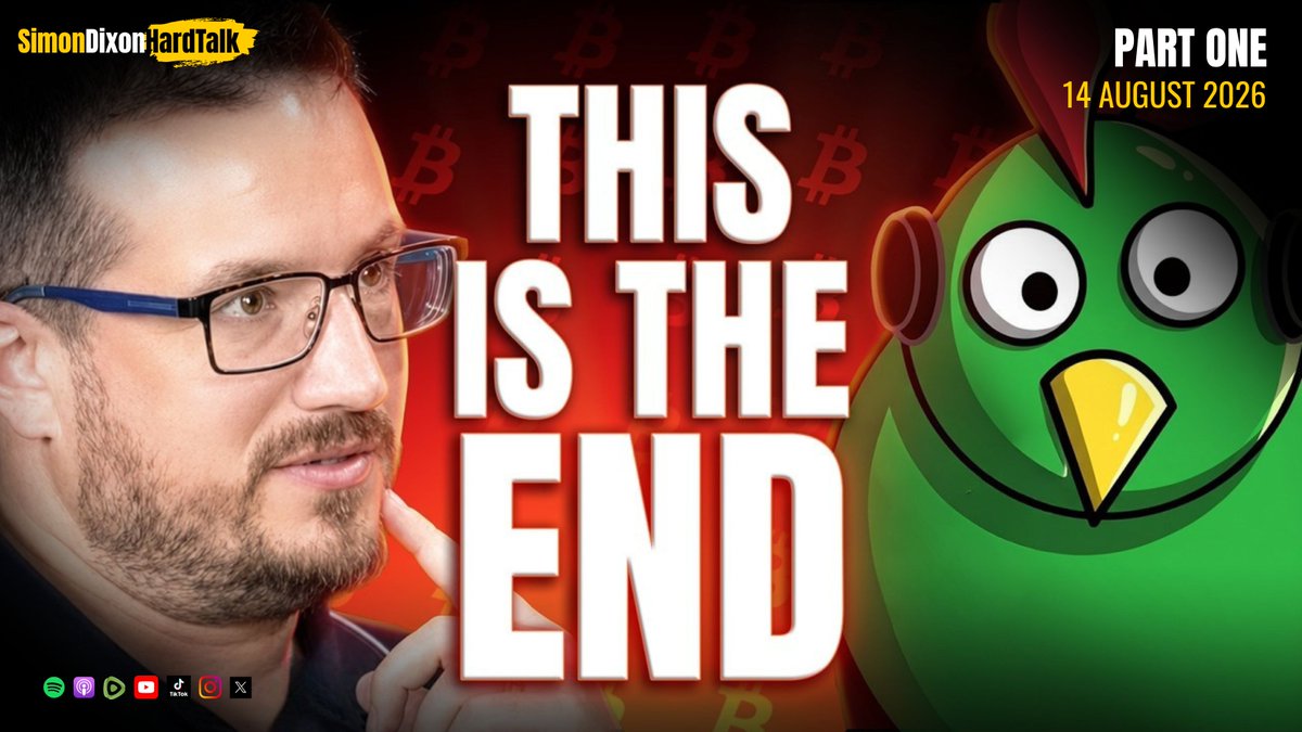 ▶️ Everyone's Sleepwalking Through the Biggest Event of Our Lives | Simon Dixon & Doomberg on BTC Sessions | Simon Dixon Hard Talk LIVE (Part One - 14 August 2026)