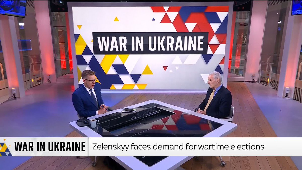 Sky's security and defence analyst Michael Clarke says Mykhailo Fedorov's election challenge to Volodymyr Zelenskyy makes it the Ukrainian president's "most dangerous day since the Russians invaded in 2022". 📺 Sky 501, Virgin 602, Freeview 233
