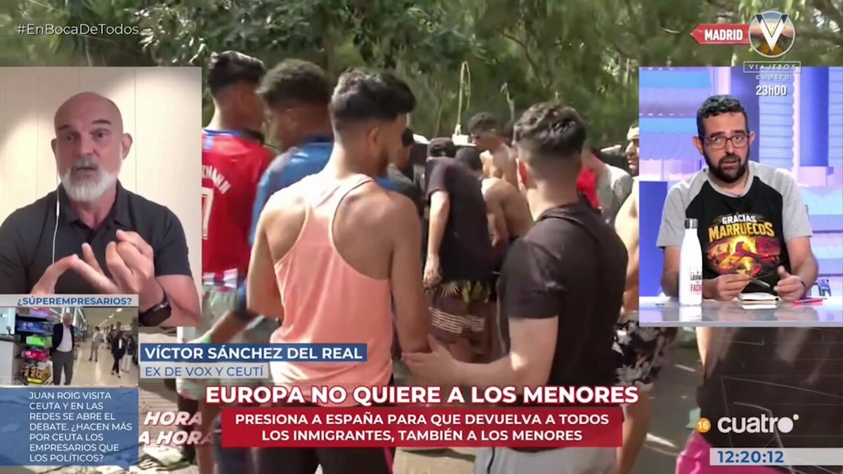Había que comentar lo de la camiseta de “Gracias, Marruecos” que tiene muy poca gracia en estos momentos. Y se hizo. ¿No les parece?