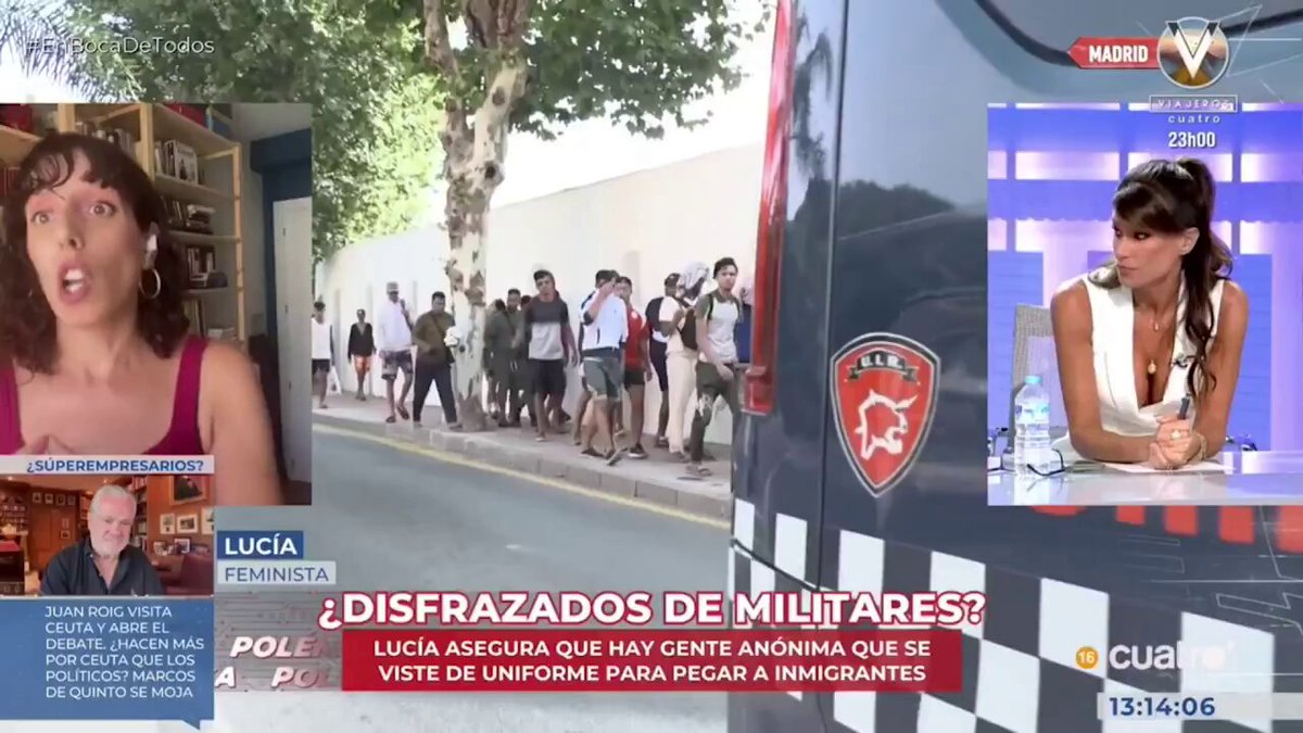 Ya está bien. Hoy en el programa En boca de todos de cuatro he denunciado la criminalización de la migración que están haciendo la derecha y muchos medios utilizando algo tan grave como las agresiones machistas.