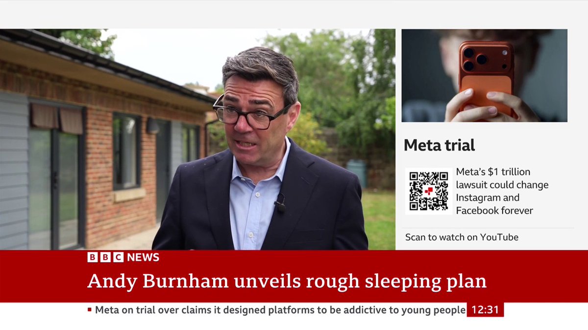 "I don't think in this day and age anybody should be forced to sleep rough" PM Andy Burnham says his plan for every rough sleeper in England to be offered accommodation this winter is the "right thing to do"
