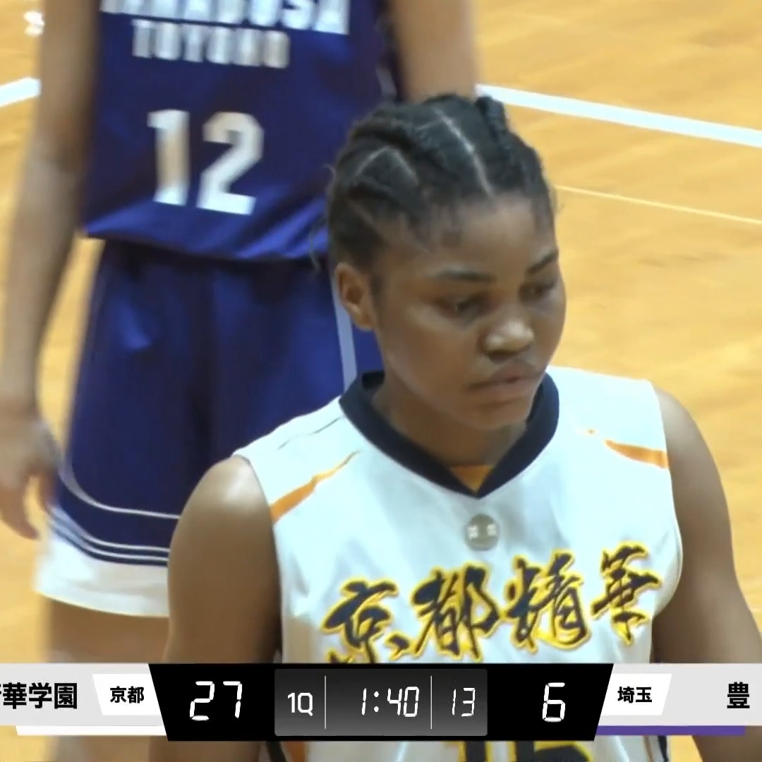 京都精華学園 #AWUNDU・MOMBWINAFISA(#15) 193cmの高さで相手を圧倒! 2日間で122得点の活躍でチームに貢献 🏀#全中バスケ 2026🏆 【女子決勝トーナメント2回戦】 #京都精華学園(京都)🆚#豊野(埼玉) 見逃し視聴 #バスケットLIVE 全試合配信中 #中学バスケ 日本バスケットボール協会(JBA)