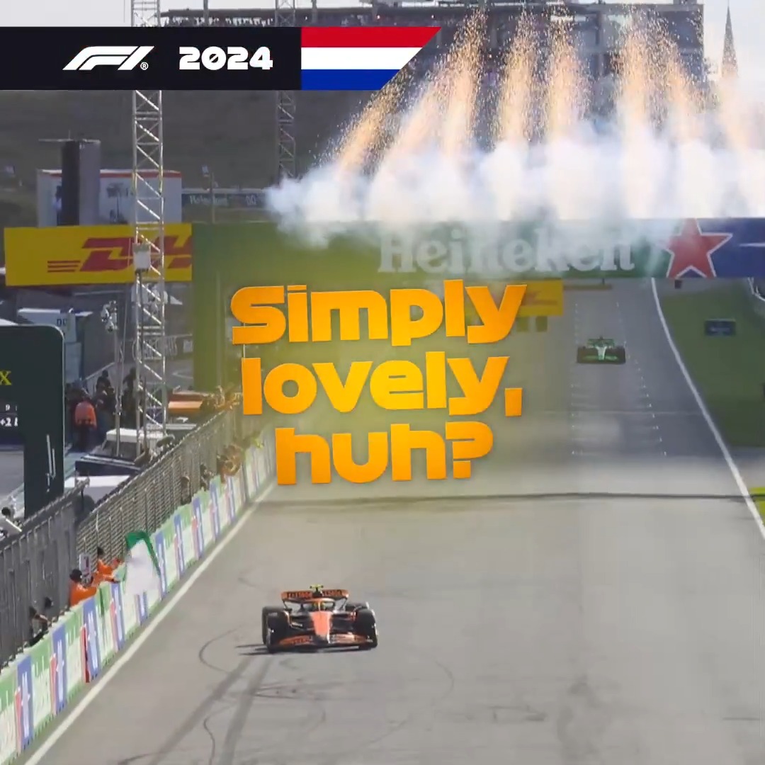 "Simply lovely, huh?" 🗣️ Max responded in the only way he knew how! 😮‍💨 #F1 #DutchGP