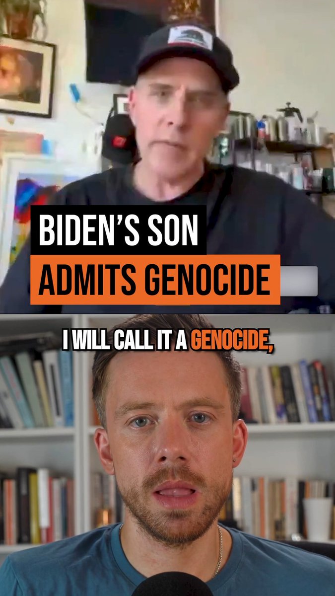 Dear Hunter Biden: You are right to say that Israel has committed genocide. But you remain in denial. Your father's fingerprints are all over the crime scene.