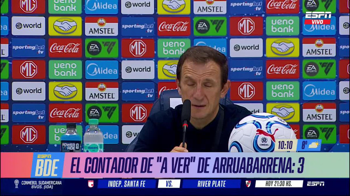 EL VASCO "A VER" ARRUABARRENA... Un contador especial para el DT de Boca... ▶️ Mirá #BuenDíaESPN en el Plan Premium de #DisneyPlus