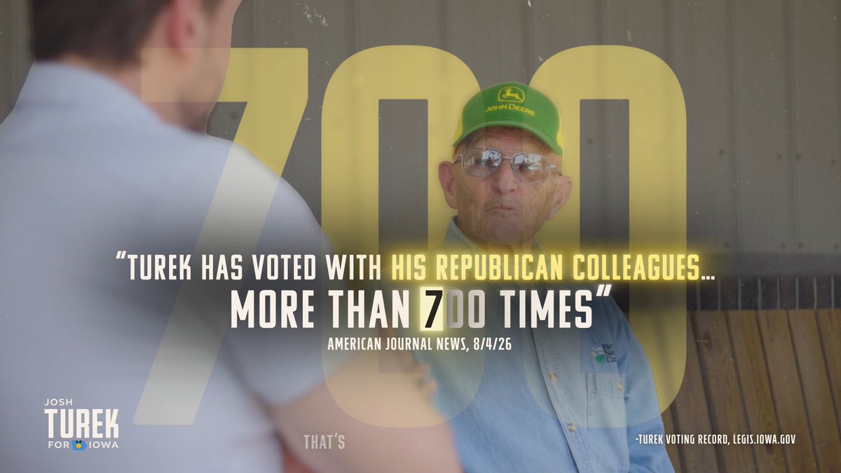 I’ll work with anyone to clean up corruption in Washington and lower costs for Iowans. And I’ve got 700 votes with Republicans to prove it. Watch our newest ad: