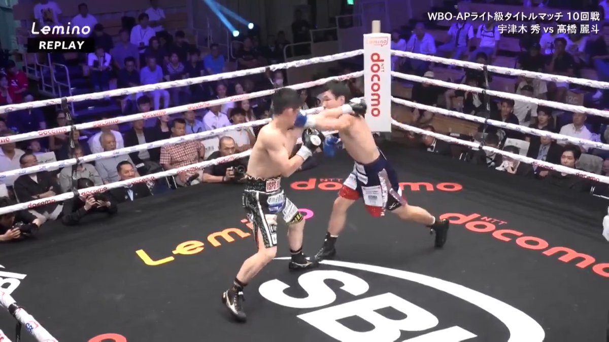 /／ Lemino BOXING PHOENIX BATTLE 159 第6試合ハイライトをお届け🥊 \＼ さきほどの試合の見どころを Lemino公式YouTubeで公開中📡 >> 試合は見逃し配信でもご覧いただけます💪 🛎｜ #宇津木秀 #髙橋麗斗