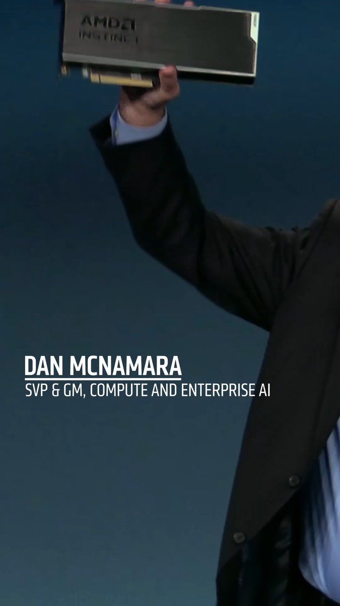 Bring LLM-scale AI to today's enterprise data center. Meet AMD Instinct MI350P.