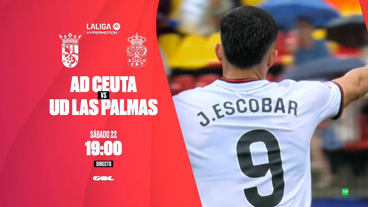 🥹 Con las altas temperaturas, traemos un duelo refrescante 🗓️ Sábado ⌚️ 19h ⚔️ AD CEUTA FC 🆚 UD Las Palmas 🗣️ Albert Fernández y Juvenal Edjogo Owono 🥈 Vive #LALIGAHYPERMOTION, gratis y en directo, en y principales operadores #GolesDePlata