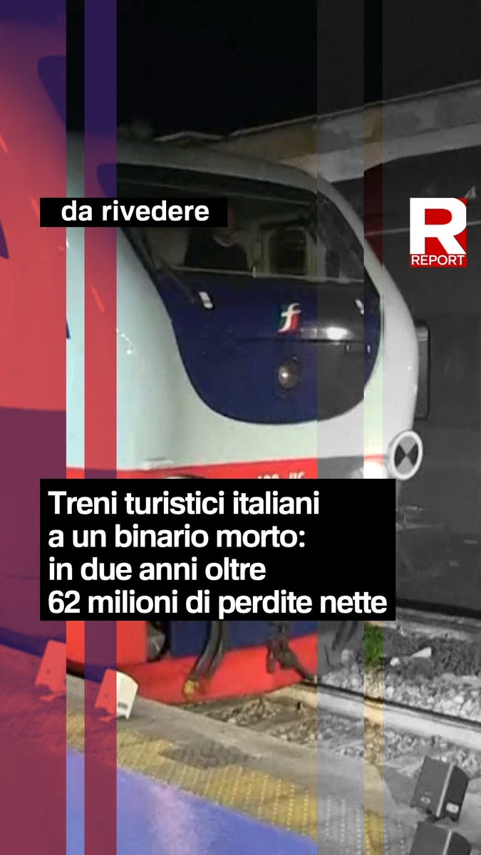 Fs Treni Turistici Italiani, la controllata di Trenitalia lanciata nel 2023 per valorizzare il business dei convogli ad hoc per itinerari turistici, storici e religiosi è in «perdita strutturale» con oltre 62 milioni di perdite nette in tre anni👇