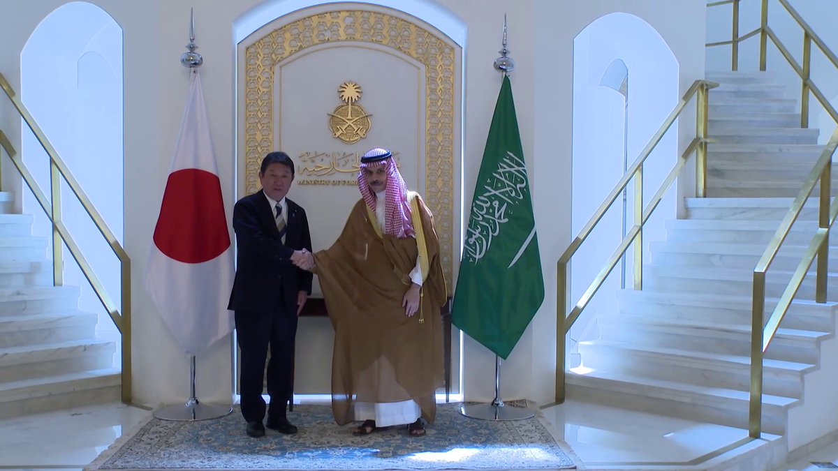وزير الخارجية يستقبل وزير خارجية اليابان ويعقدان اجتماع الحوار الاستراتيجي الثالث بين البلدين