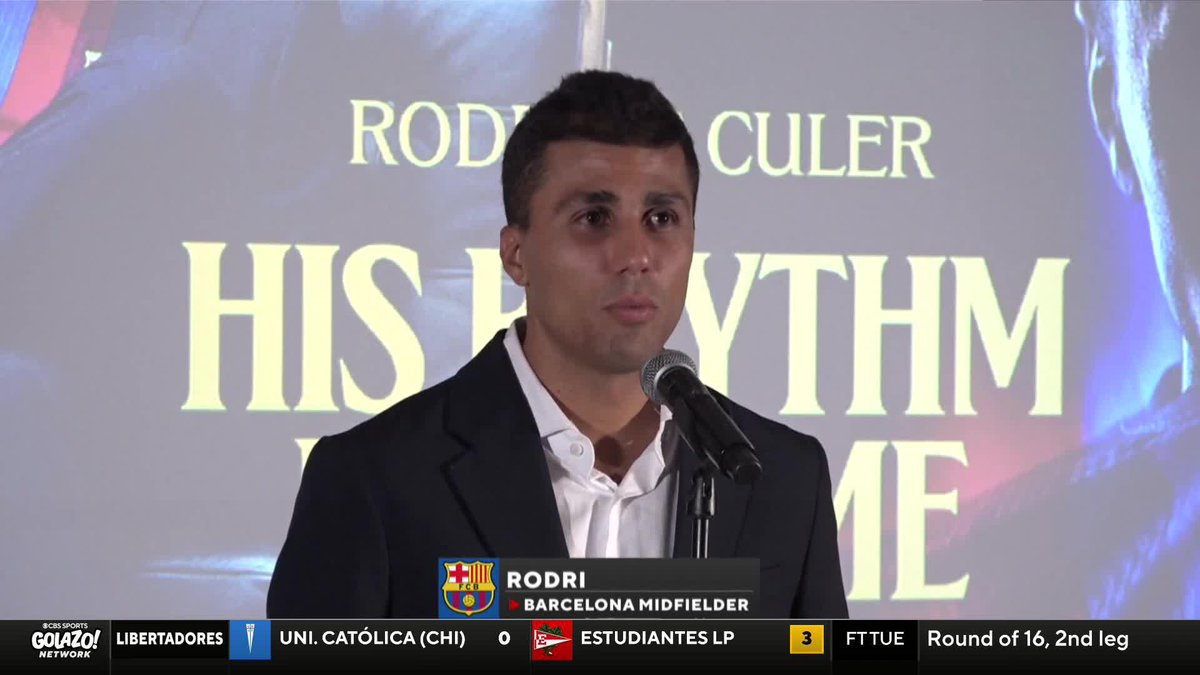 “It feels like the right fit… Rodri and Barcelona.” 🇪🇸 Nico Cantor and Aaron West discuss why Rodri chose Barcelona over Real Madrid ⚽️