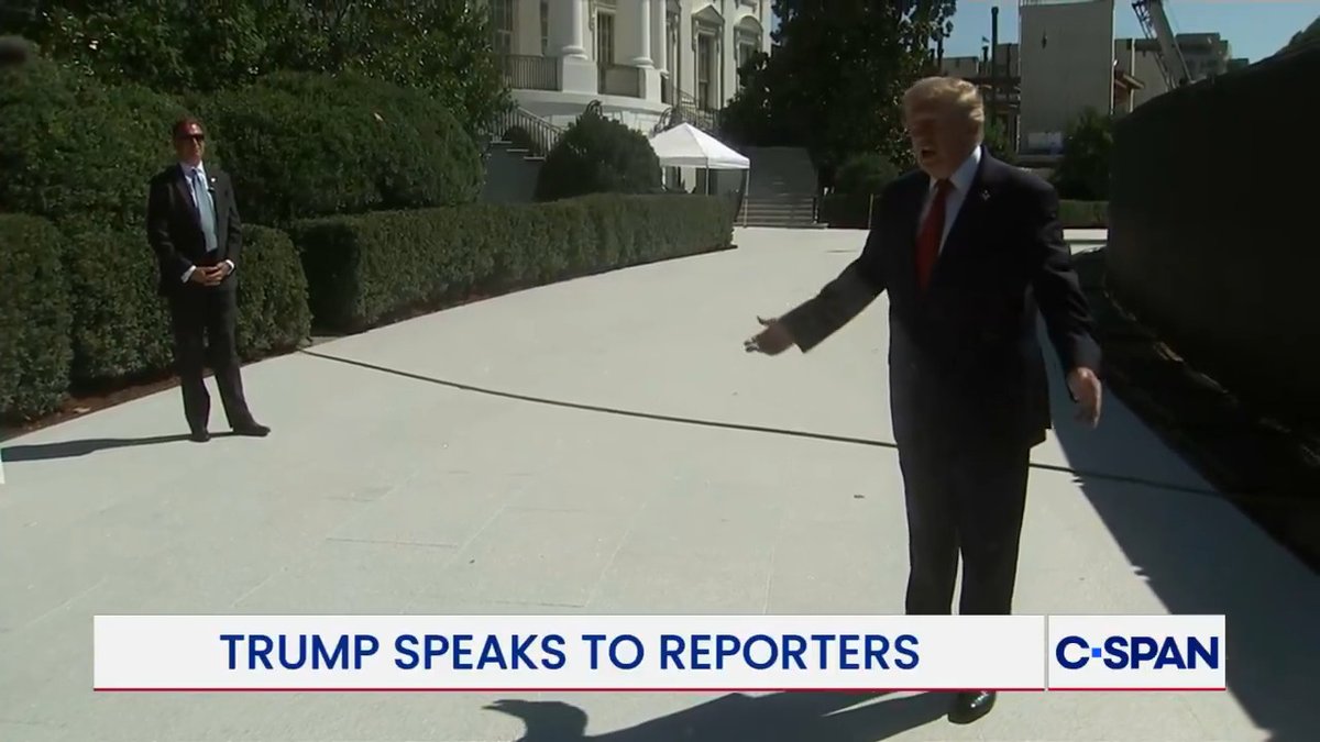 President Trump talks about White House construction projects.
