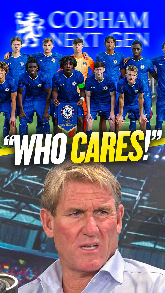 😬 "It's corporate guff, isn't it?" 🔵 "We do not know the business [of Chelsea]." Jim White, Danny Murphy and Simon Jordan react to Chelsea's Under-21 and Under-19 sides being rebranded as Cobham Next Gen.