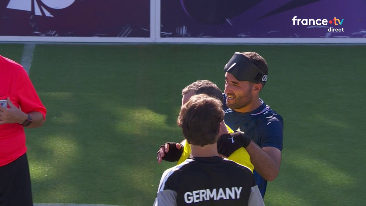 #Cécifoot | 🇫🇷 C'est terminé ! Les Bleus remportent ce match déterminant face à l'Allemagne. Ils terminent premiers de leur groupe et seront au rendez-vous des demi-finales. 📺 Suivez le direct :