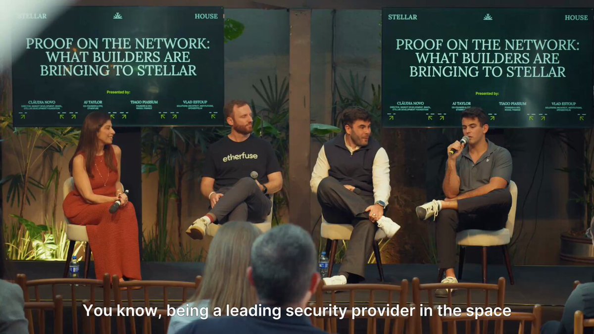 "What we're delivering through Stellar is a turbocharged version of what we had 10 years ago." During Stellar House São Paulo, OpenZeppelin's Vlad explained why Stellar and Rust provide a strong foundation for liftoff 🚀