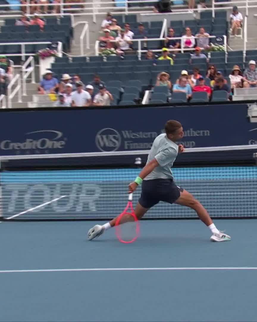 Placed to perfection 👌 #CincyTennis