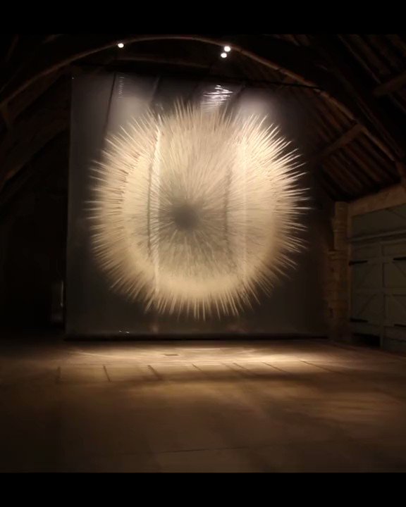 Artist David Spriggs is known for his ephemeral installations that layer transparent images to create the illusion of a three-dimensional landscape.