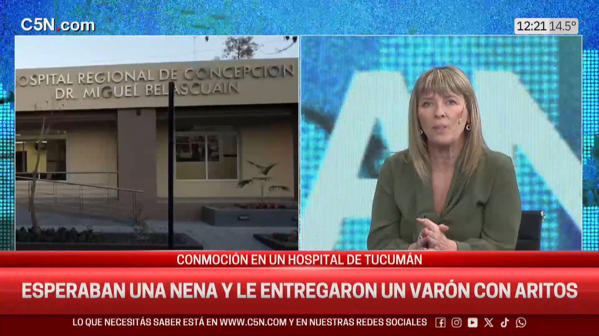 Conmoción en un hospital en Tucumán: esperaban una nena y le entregaron un varón con aritos 📲 #C5N en vivo: