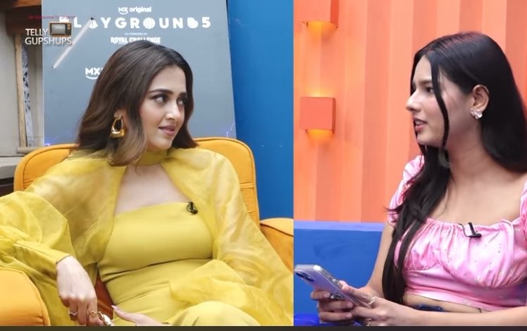 No holding back. No bullshit. Calling it exactly as it is.😎🔥😍 #TejasswiPrakash #PlaygroundS5