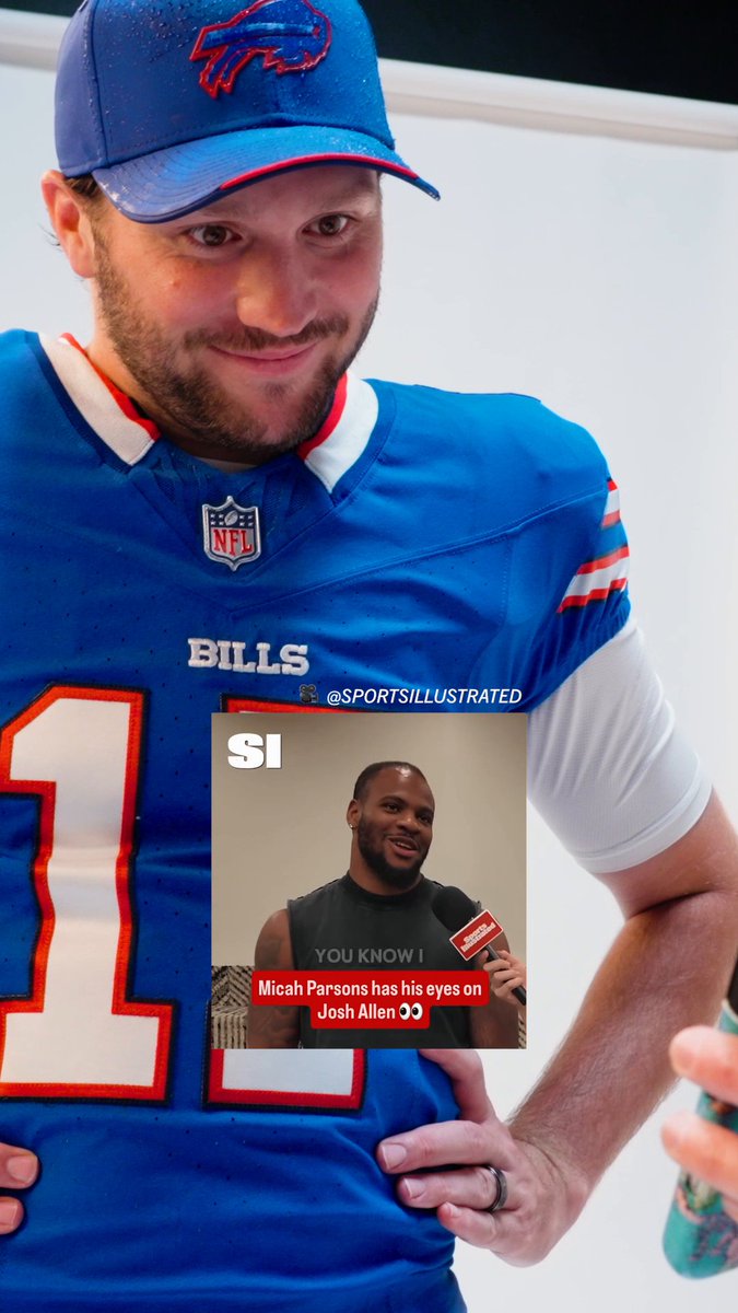 There's a big circle on Micah Parsons calendar, but Josh Allen has other plans 😭 (🎥 Sports Illustrated)